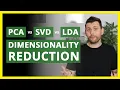 PCA SVD LDA Linear Dimensionality Reduction Techniques
