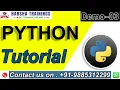 Python Demo 03 Python Tutorials Python Tutorial for Beginners Python New batch