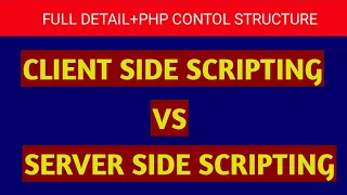 client vs server side Programming client vs server side scripting
