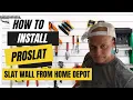 ProSlat Slat Wall - Was It Easy To Install