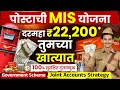 Post Office MIS Scheme 2026 22 200 Monthly Income Government Safe Investment Plan