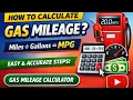how to calculate gas mileage