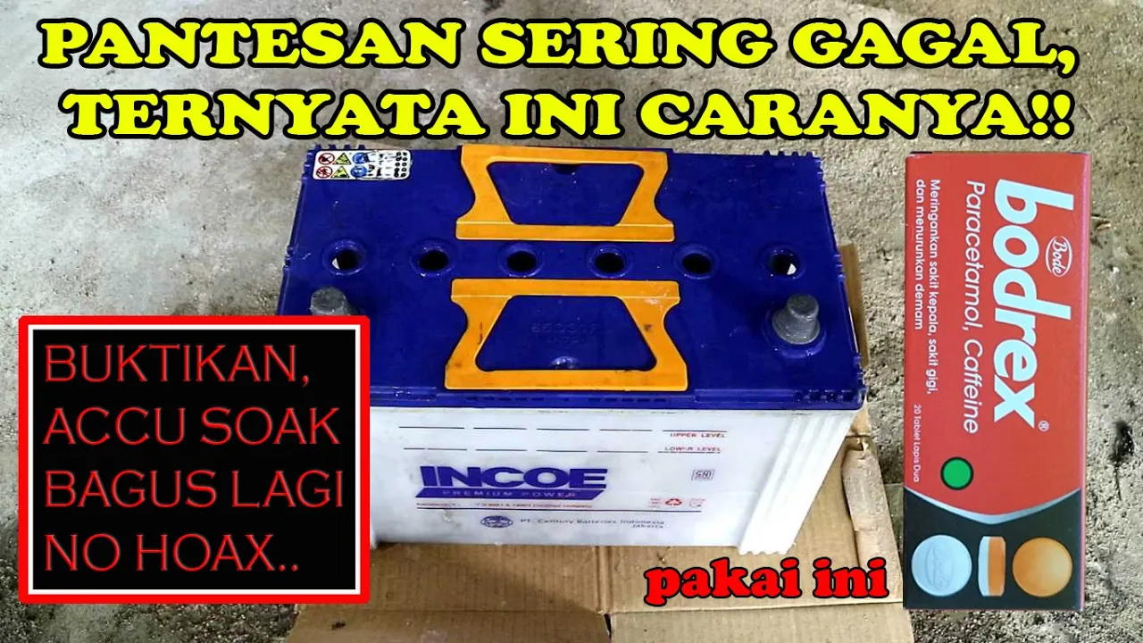 Cara merawat aki kering