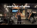 Lagu Mijn training schema voor de week als semi-beginner 🏋️👟