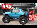 98 Isuzu Amigo gets 35 inch Tires and a 2 inch Body lift