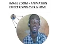 How to create Image Zoom Effect Animation CSS3 HTML Tutorial