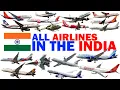 All Airlines Aircraft in INDIA IndiGo Air India Air India Express Vistara Akasa Air More