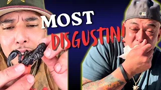 I Ate the MOST DISGUSTIN Foods on the Internet!!! 🤢 Disgustin Compilation Part 1!!!