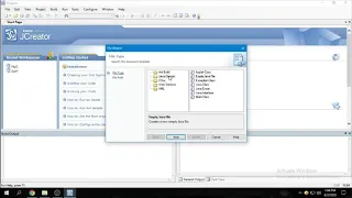 Hello Word in Java using JCreator