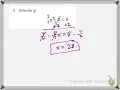 1 1 Solving Multi Step Equations