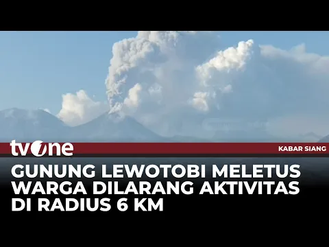 Aktivitas Gunung Lewotobi Meningkat Alami 7 Kali Letusan
