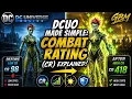 DCUO Made Simple Combat Rating CR Explained
