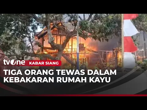 3 Orang Tewas Akibat Kebakaran Rumah Kayu