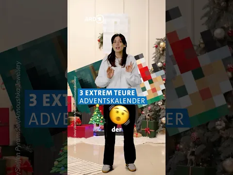 3 CRAZY TEURE Adventskalender | Eine Minute Geld MDR #shorts