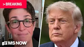 Maddow INSTANTLY REACTS to Trump banning MS NOW from WH