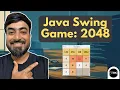 2048 Game in Java Swing GUI Project
