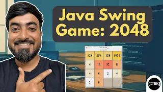 2048 Game in Java Swing GUI Project