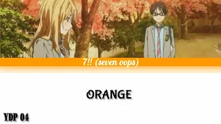 orange 7 lyrics kanji romaji indo orange orange7 sevenoops