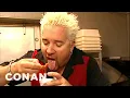 Quality TV Guy Fieri Eating In Reverse CONAN on TBS