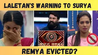 final voting results announced lalettan s warning to surya remya evicted