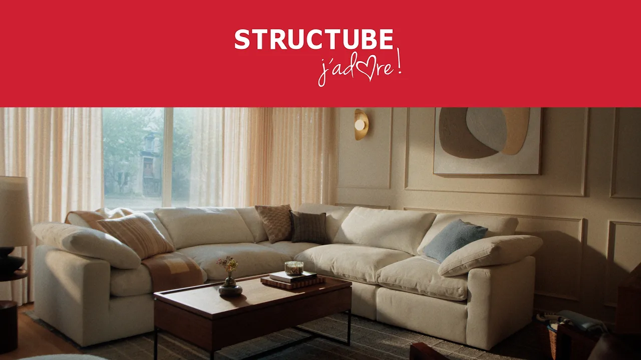 Structube — STRUCTUBE - HELIO Modular Sectional Sofa (YouTube video ad)