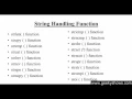 112 Conclusion of All String and Character Functions in C Programming Hindi