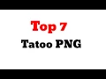 Top 7 tattoo png DsV EditZ PNG