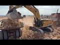 Download Lagu Construction In Full Swing: CAT 395, 777 Dumpers, Wagon Drills \u0026 Crushers - Sotiriadis/Labrianidis