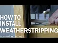 How to EASILY install Window Weatherstripping