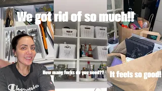 Declutter My ENTIRE Kitchen With Me! Going Minimal!