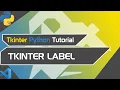 python tkinter tutorial label text label image