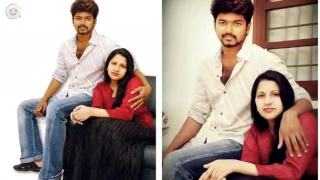 actor vijay family photos with wife sangeetha son sanjay daughter divya saasha pics