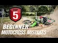 Top 5 Beginner Motocross Mistakes How to Avoid Them
