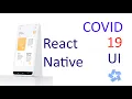 Covid 19 App - React Native UI