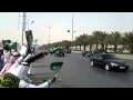 Lagu Saudi Arabian king's MASSIVE motorcade