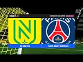 FC NANTES vs PARIS SAINT-GERMAIN | LEAGUE 1 | FC 25 | gameplay