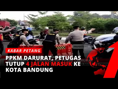 Penyekatan PPKM Darurat, Empat Akses Jalan Menuju Kota Bandung Ditutup