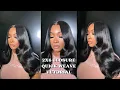 2x6 CLOSURE QUICK WEAVE LAYERED CURLS TUTORIAL
