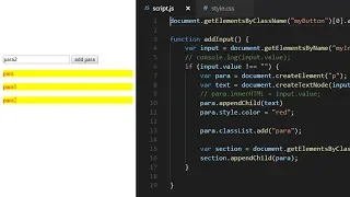 How to create HTML elements using JavaScript