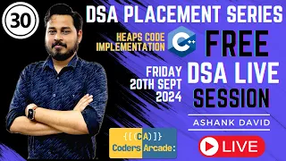 Mastering DSA in C for Placements Session 30 Heap Code Implementation