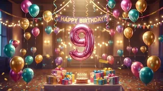 10 Second Birt ay Countdown with Music Happy Birt ay Song