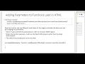 10 HTML Function parameters and return values