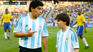 Diego Maradona will never forget 17 Years Old Lionel Messi's performance in this match