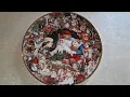 Vintage 1993 Bradford Exchange Thomas Kinkade Christmas Collector Plate Showcase