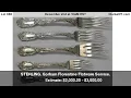 STERLING Gorham Florentine Flatware Service