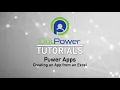 OutPower Tutorial - Creating an App from an Excel File PowerApps