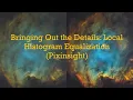 Bringing out the details in your astrophotography Local Histogram Equalization Pixinsight