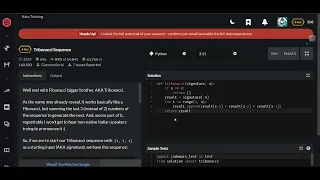 Codewars Tribonacci Sequence Python 6 kyu