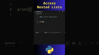 Access Nested Lists in Python