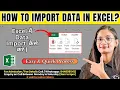 Import Data in Excel How to Imports Data in MS Excel Computer Tech Academy
